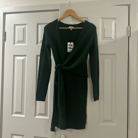 NWT soft green sweater dress - Picture 1 of 4